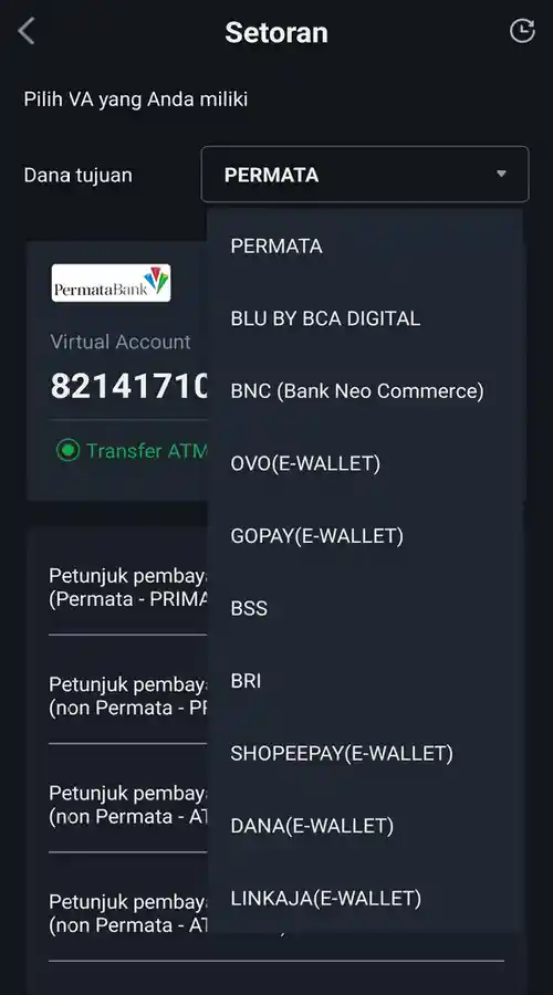 Cara Deposit Trust Wallet Dari Tokocrypto