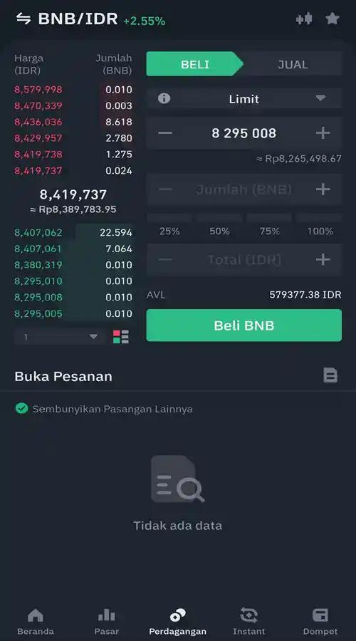 Cara Deposit Trust Wallet Dari Tokocrypto