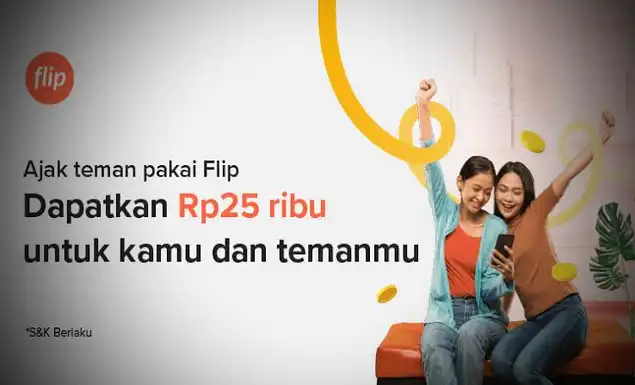 Cara memasukkan Kode Referral Flip