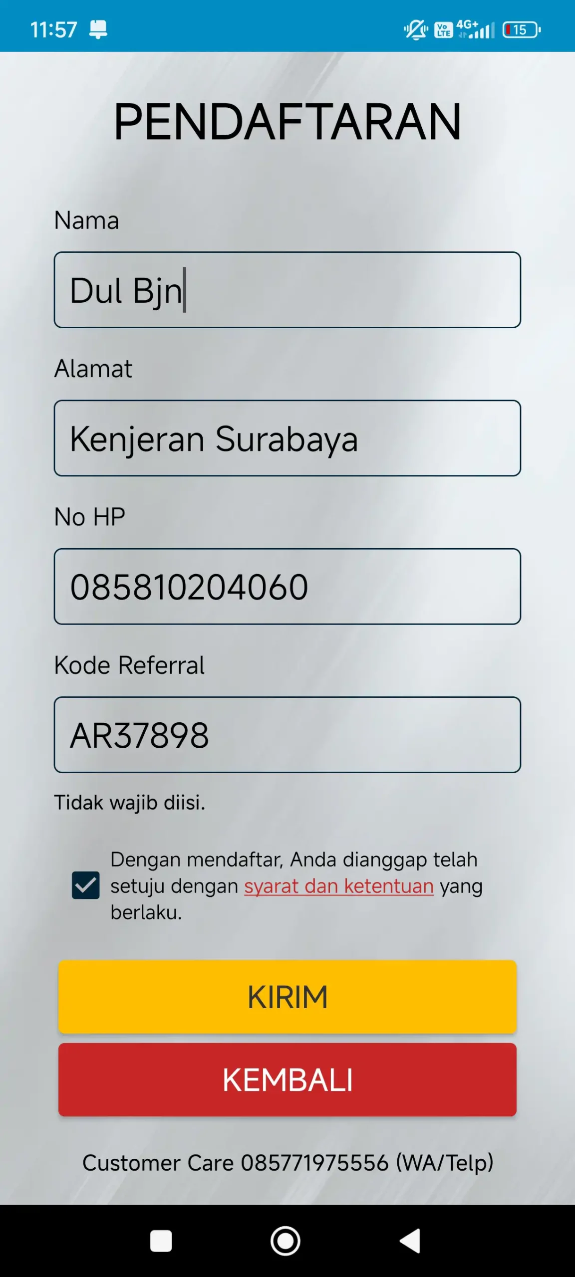 Kode Referral My Astaga