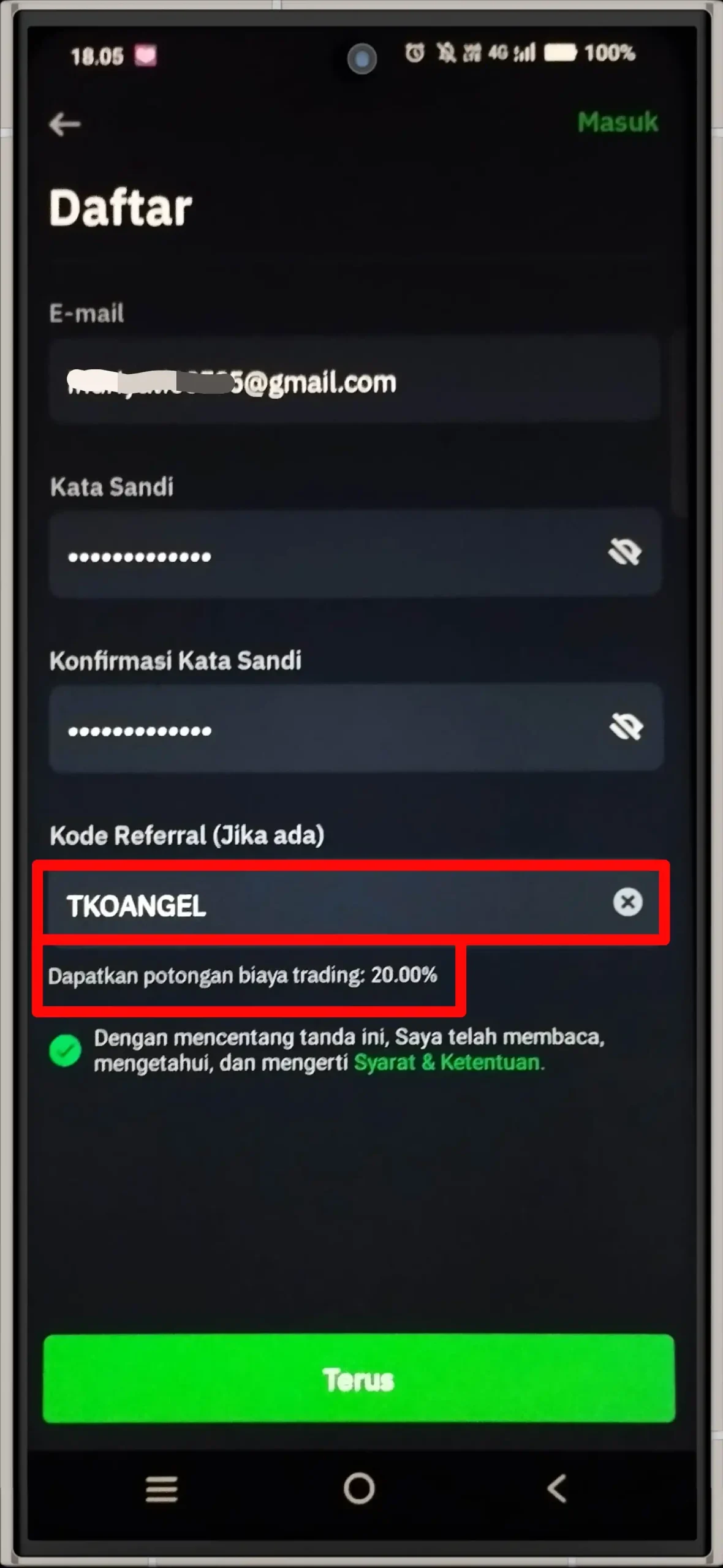 Kode Referral Tokocrypto