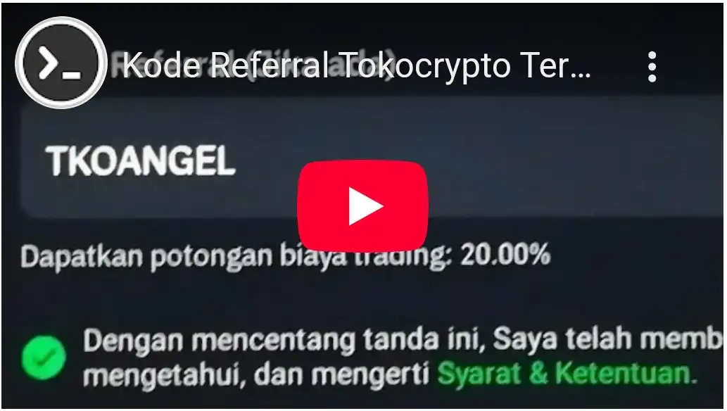 Kode Referral Tokocrypto Terbaru