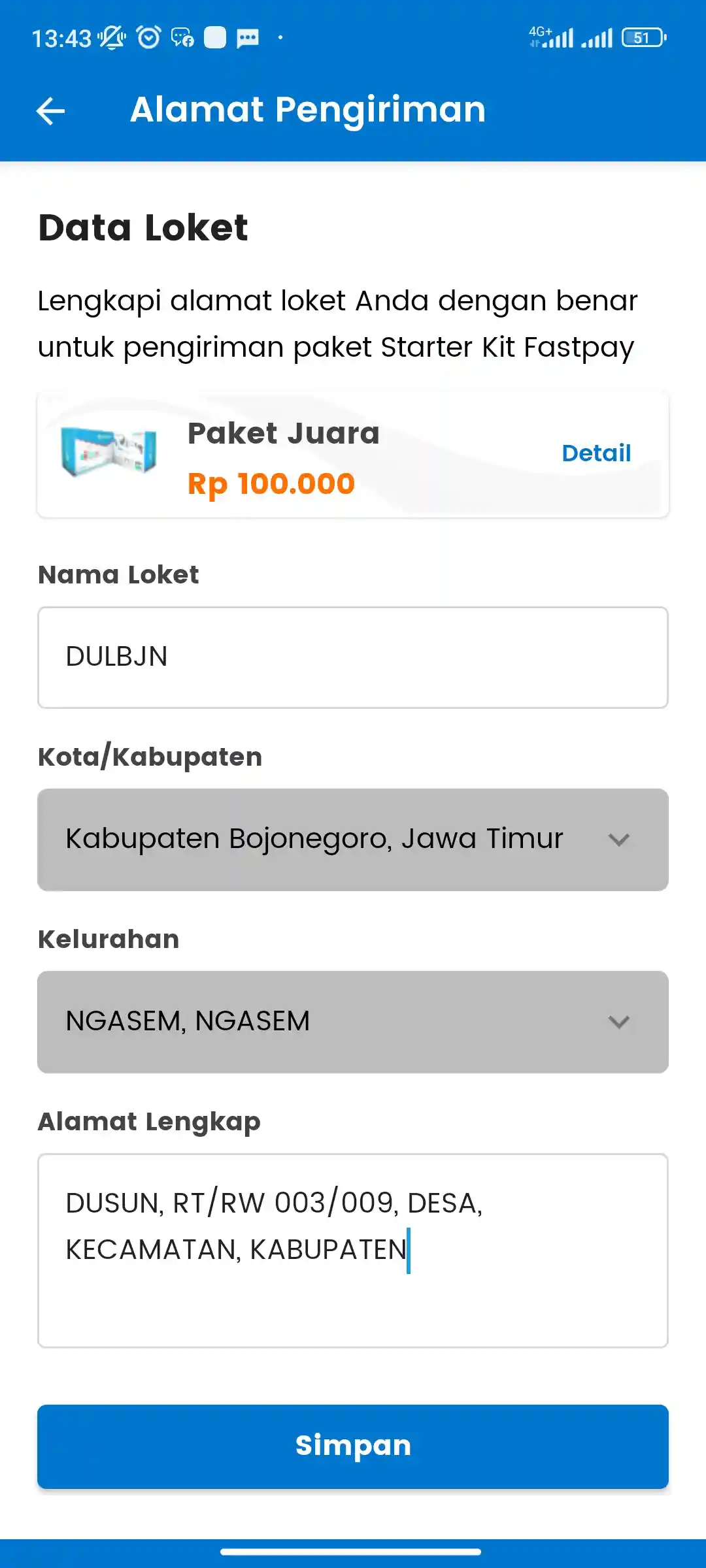 Cara Aktivasi Fastpay