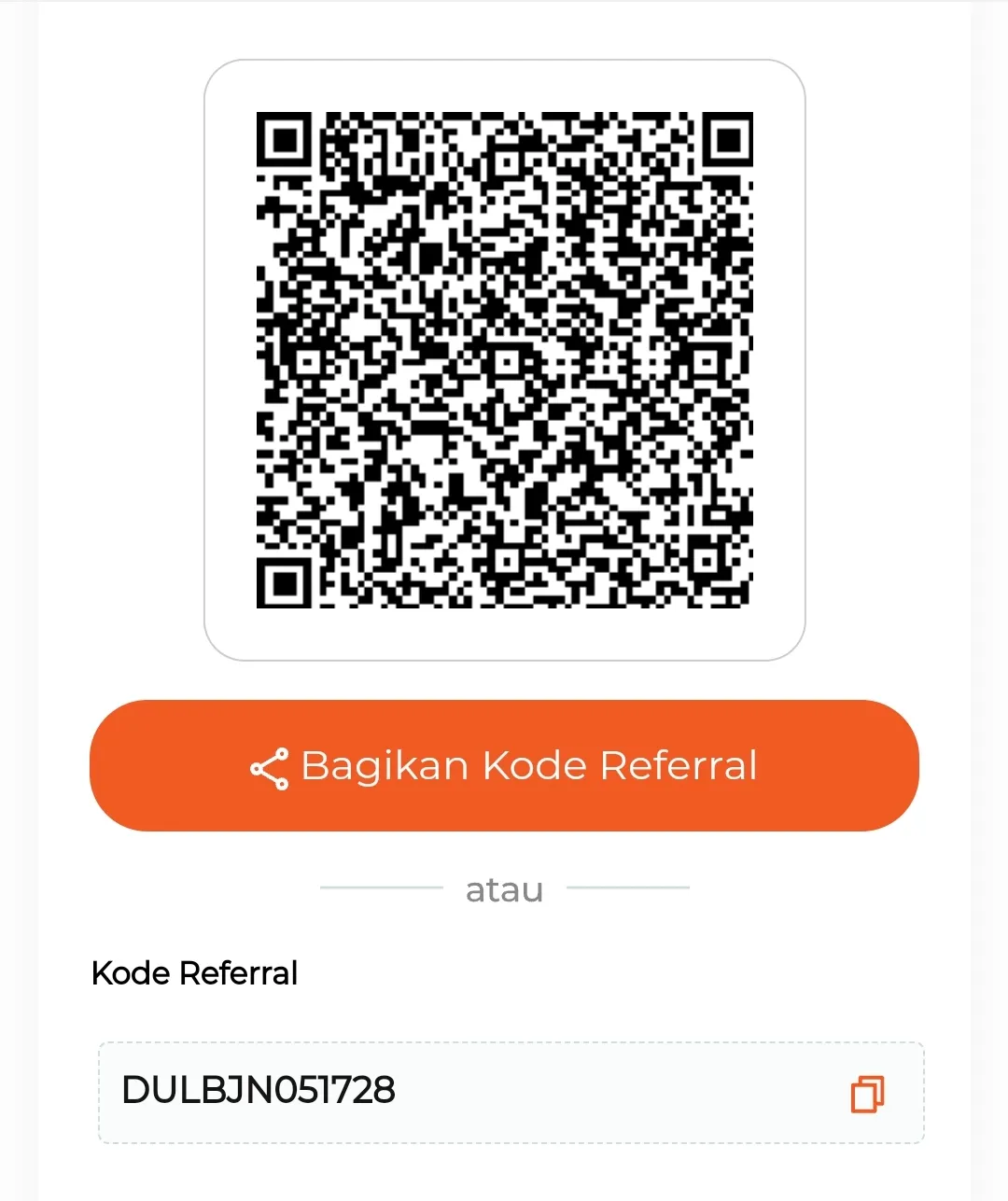 Kode Referral BNI Mobile Banking Terdaftar